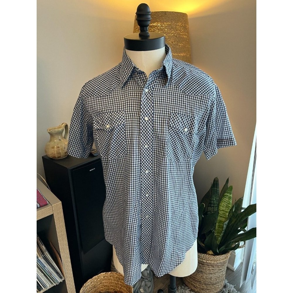 Vintage Jc Penney western Button snap shirt